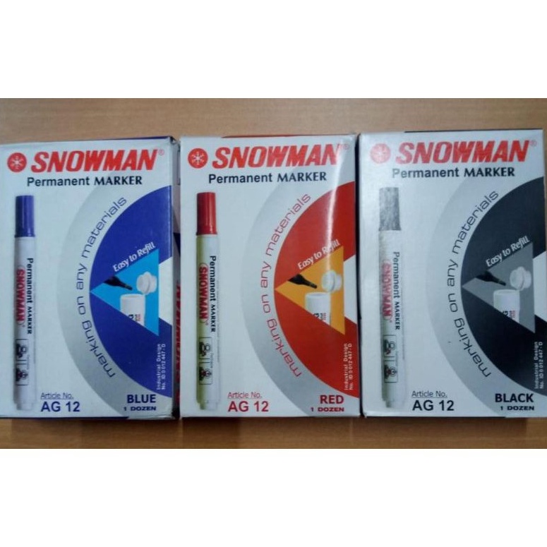 

LUSIN SPIDOL SNOWMAN PERMANEN MARKER AG12 KODE E1P3