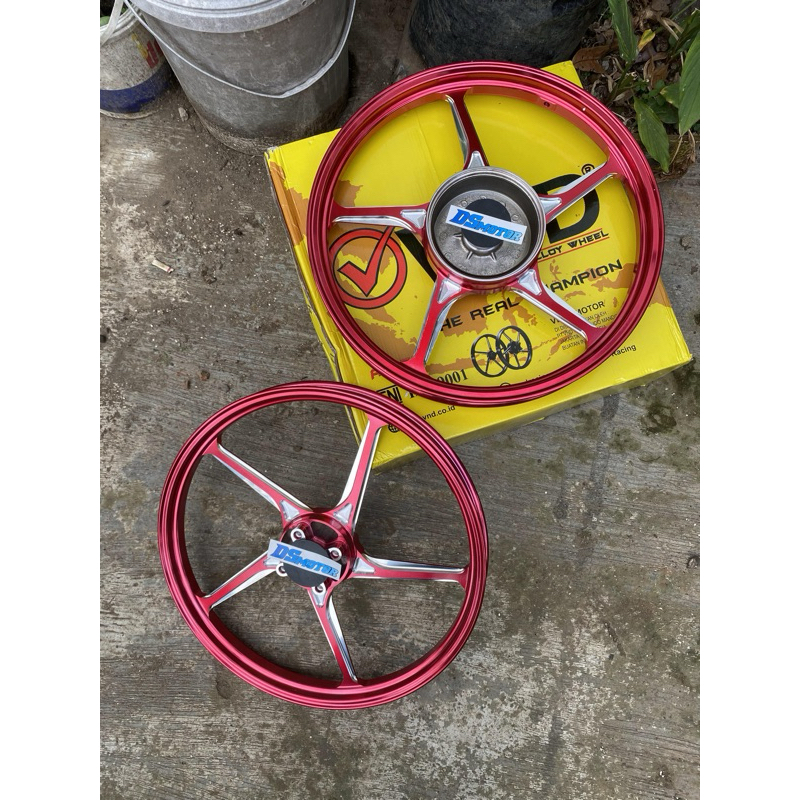 VELK VELG VND AK55 AK 55 MERAH RED RACING JUPITER Z JUPITERZ FIZR F1ZR ORIGINAL vegaR vega zr rr r j