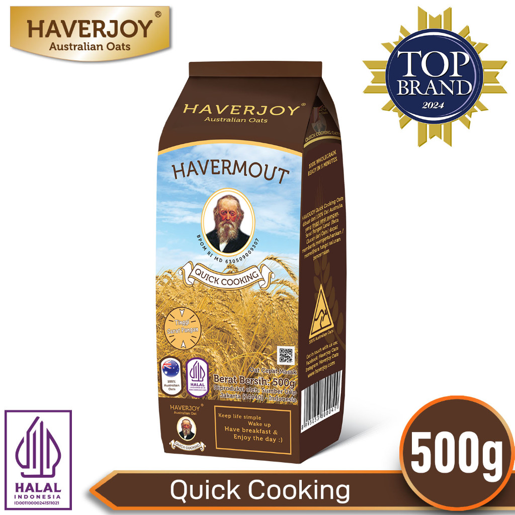

Haverjoy Quick Cooking Oats 500g