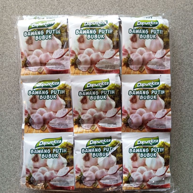 

Bawang Putih Bubuk Dapur Kita Isi 72 Sachet Bumbu Dasar Lezat dan Praktis