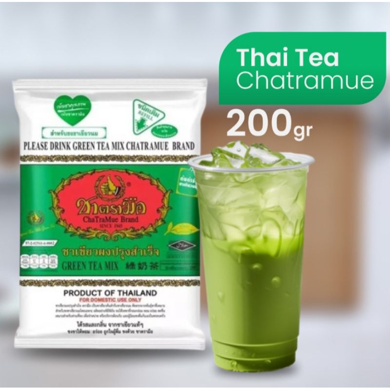 

Greentea Chatramue Thailand HALAL & BPOM 100% ORIGINAL (exp 2026)