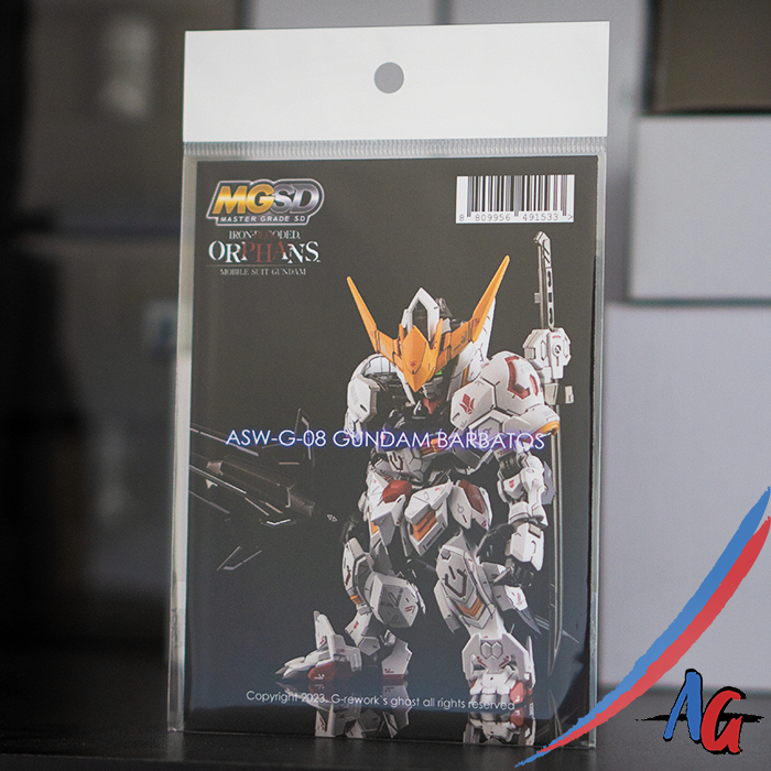 G-Rework MGSD Gundam Barbatos Water Decal Sticker