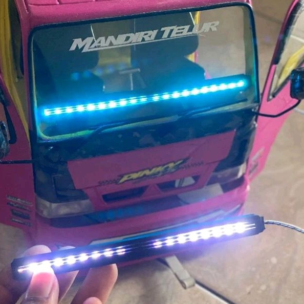 LAMPU STROBO MINIATUR TRUCK SKALA 14 DAN 12 CANTER GIGA