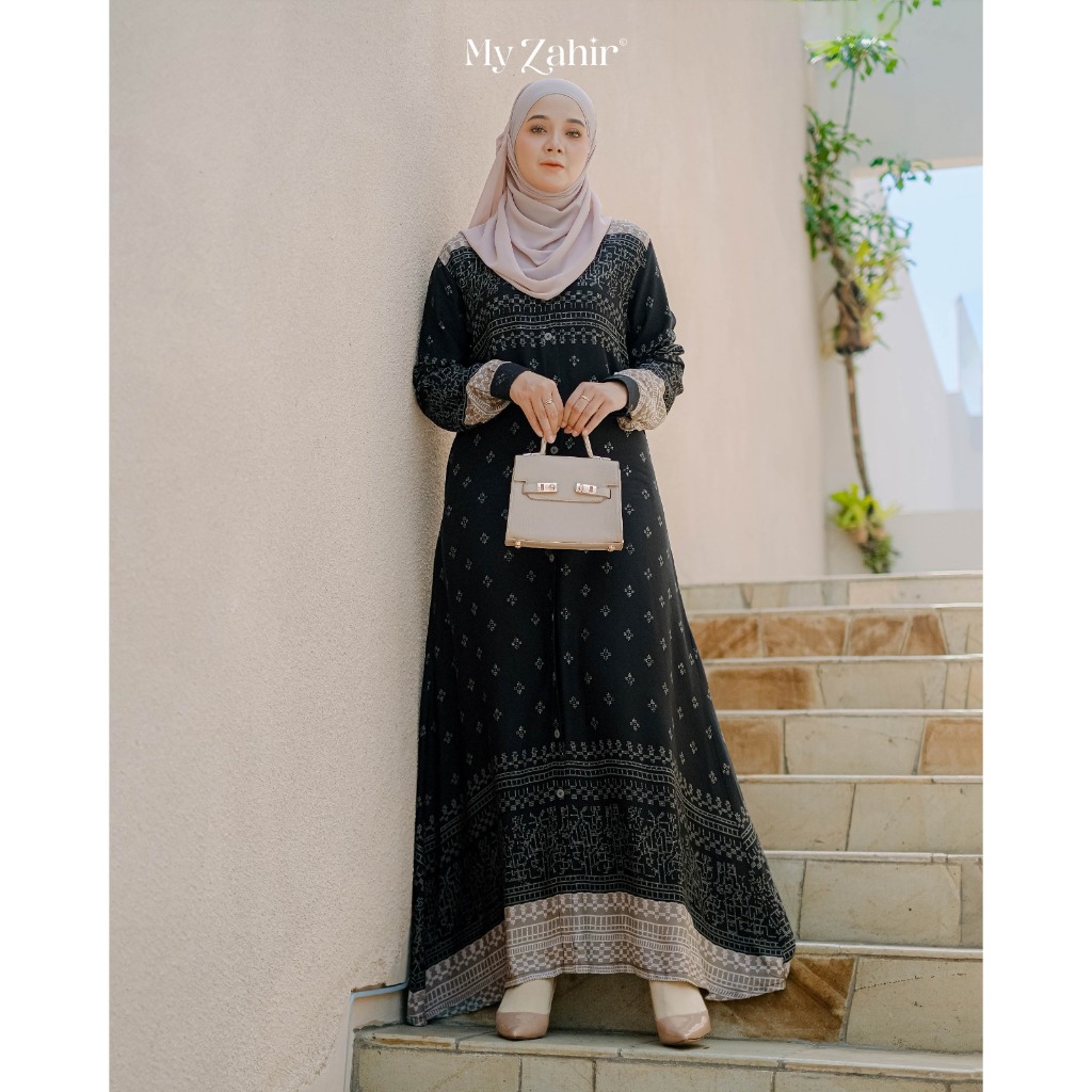 ARETHA DRESS ORIGINAL MYZAHIR - Gamis rayon