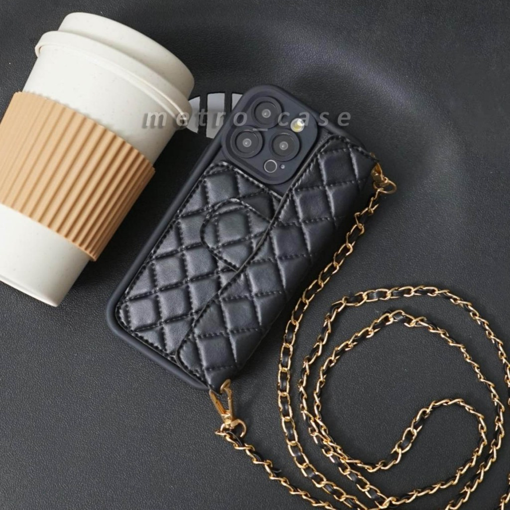 Casing Pouch Rantai Elegant For ALL TYPE HP OPPO/VIVO/SAMSUNG/REALME/XIA0MI/IPHONE/INFINIX