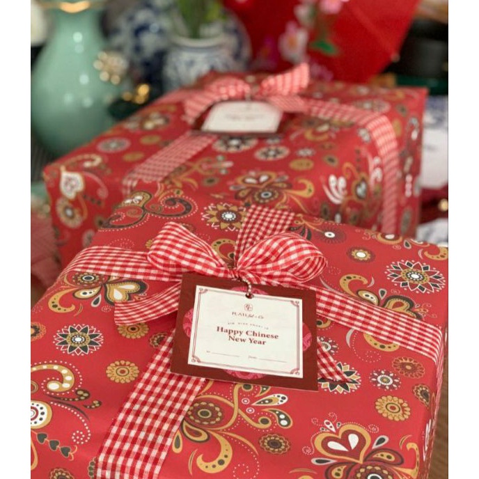 

KI3 Customize Wrapping Gift Paper Template Greeting Card by Plateful Co