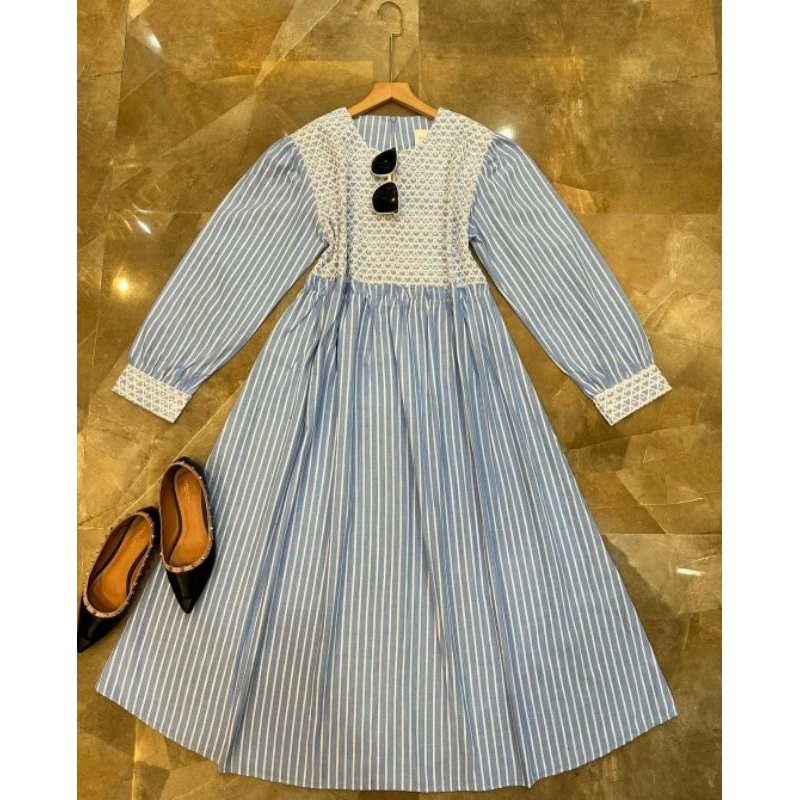 Midi Dress MUSLIM, Midi Dress, Baju Midi Dress, Depira Midi Dress