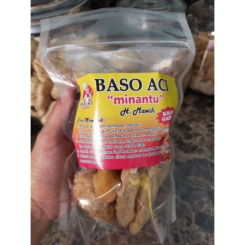 

BASO ACI ISI DAGING AYAM KHAS BUMBU RACIKAN MINANTU ISI 1 BUNGKUS