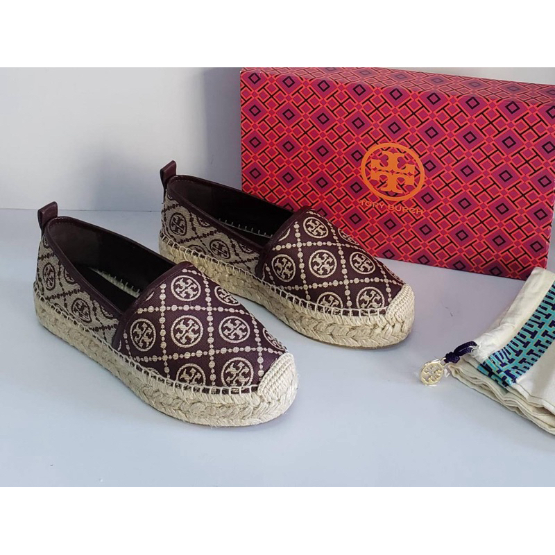 TB T Monogram  Platform  Espadrille (Retail)