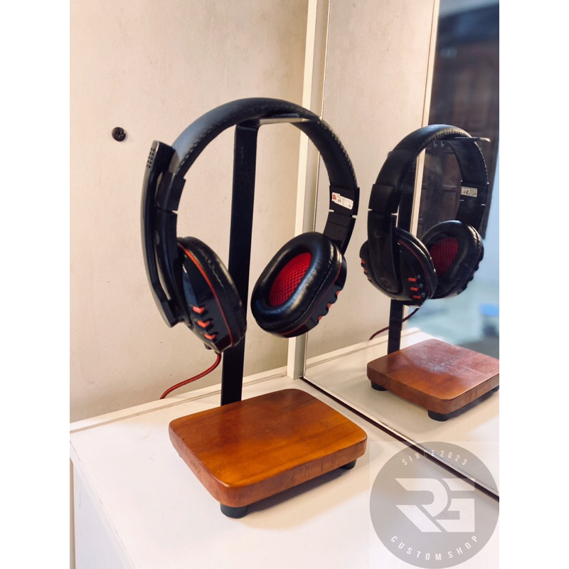 stand headphone stand earphone stand headset stand headphone kayu stand headphone gaming
