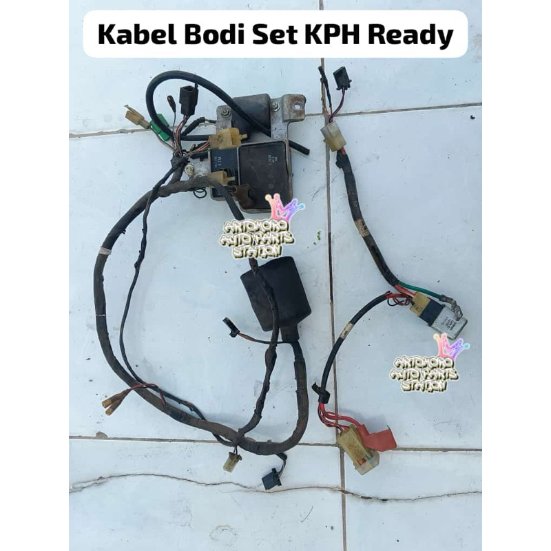 Kabel Body Pengapian set CDI Kiprok Koil Supra 125 Karburator Ori Copotan Motor
