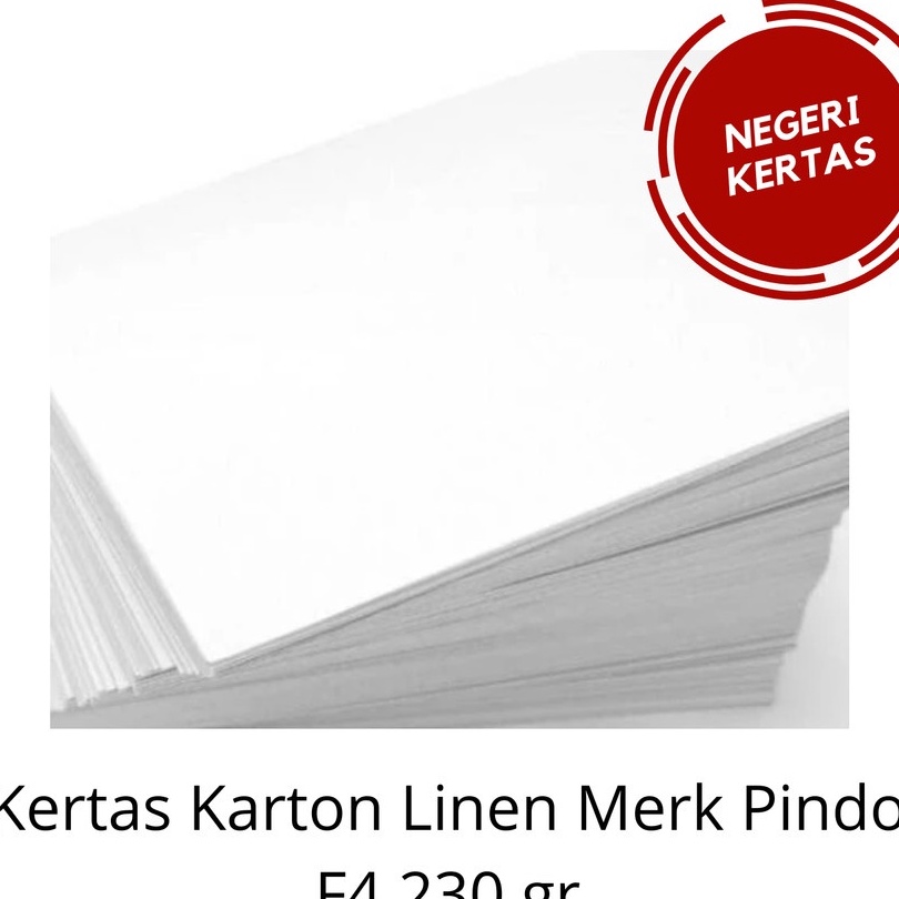 

KP8 Kertas Karton Linen F4 215 cm x 33 cm A4 21 cm x 297 cm 23gsm putih MERK PINDO Isi 5 lembar