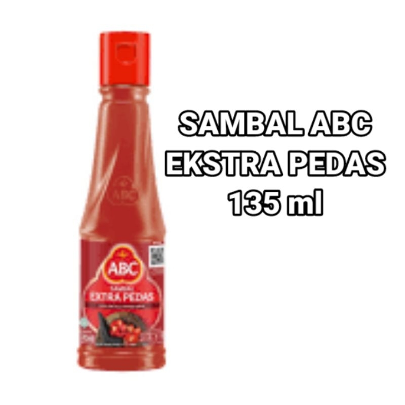 

sambal botol abc 135 ml saus sambal extra pedas abc