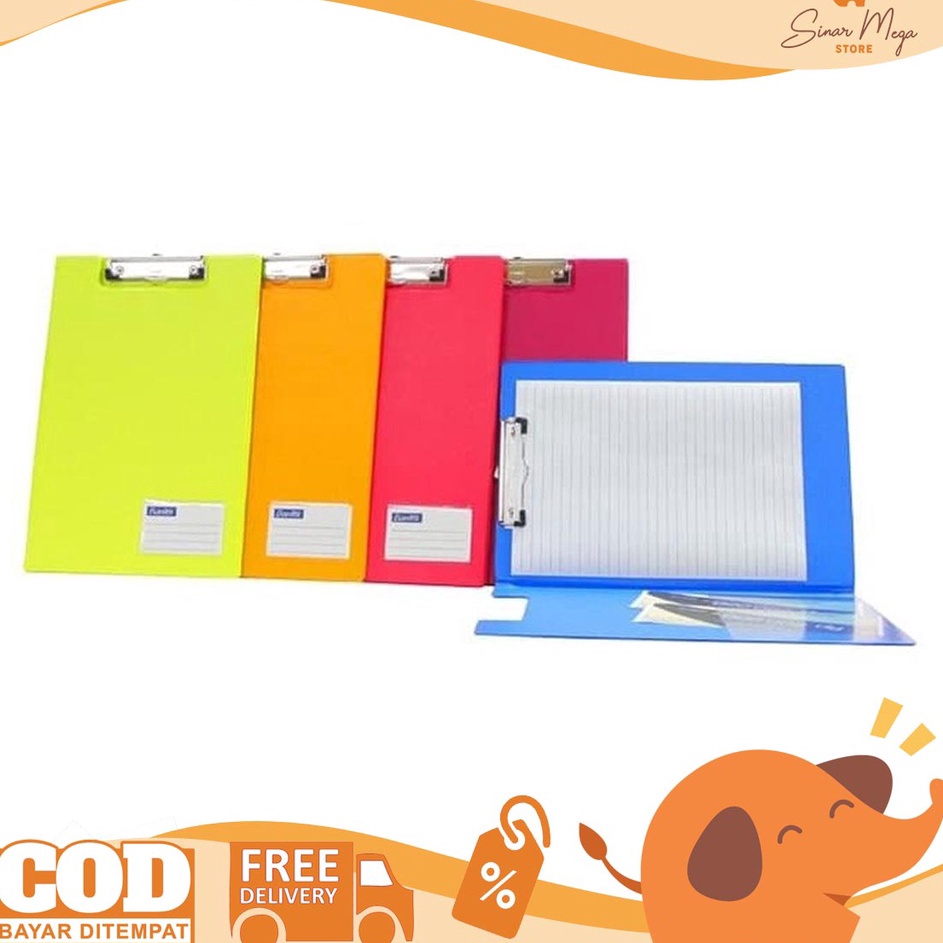 

Extra Bantex Clipboard FC With Cover 4211 Papan Dada Folio dengan Penutup Berkualitas