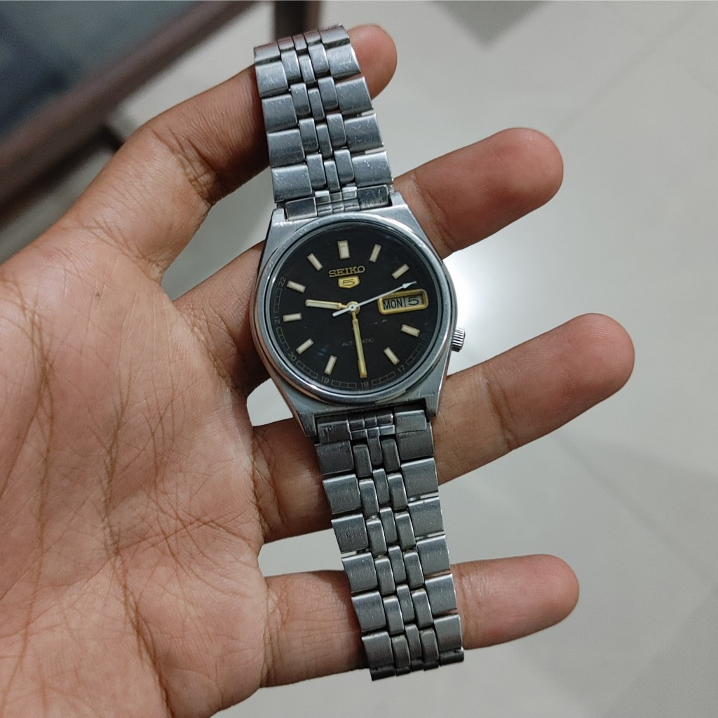 jam tangan seiko 5 automatic caliber 7009 original