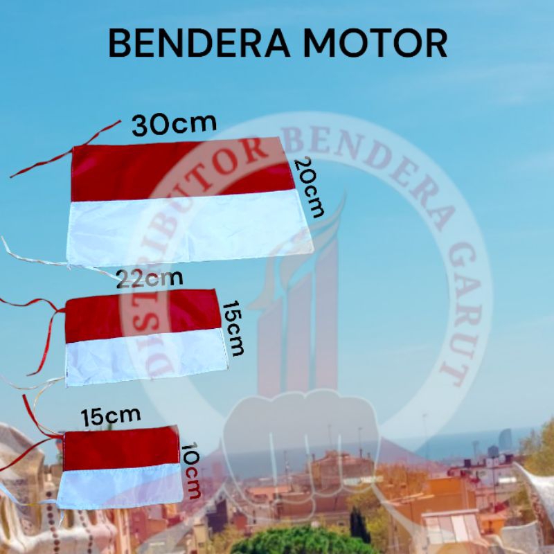 bendera merah putih P15 cm x L10 cm perkodi 20 pcs