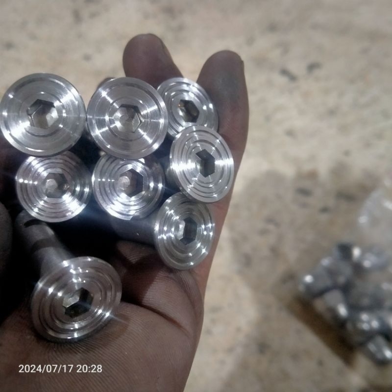 Baut slim 14 Baut 14 stainless slim Baut 14/M10 Stainless  hendmade model slim, Spiral, Trepes Panja