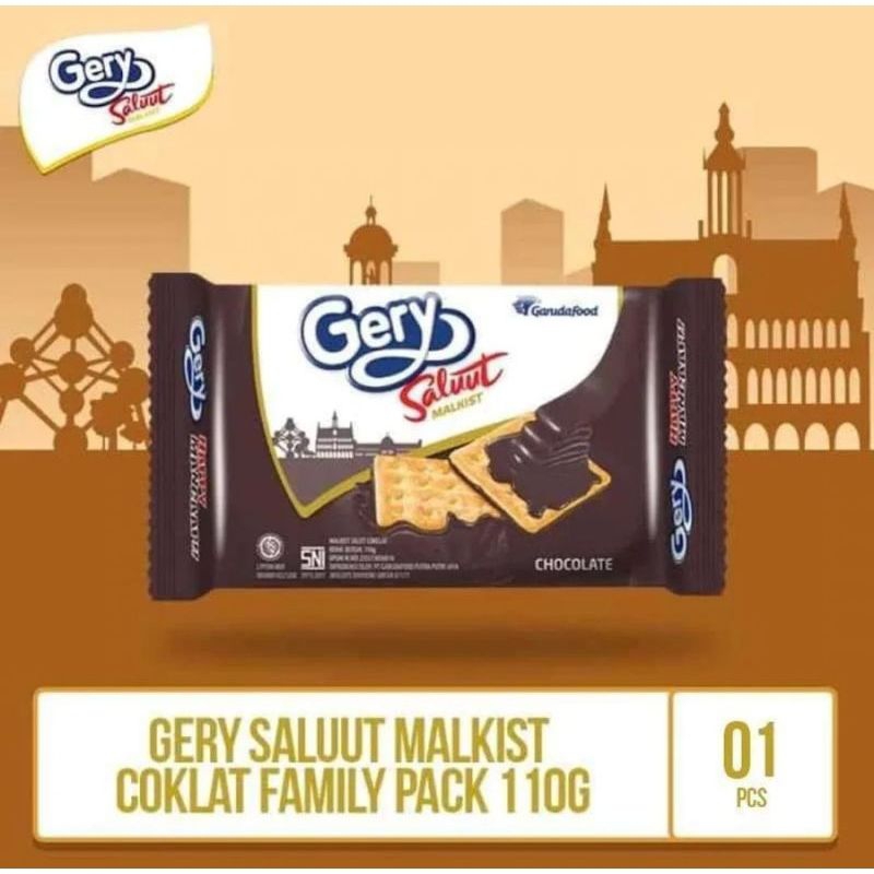 

GERY SALUT MALKIST COKLAT 110 GRAM