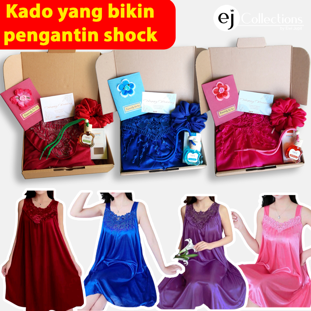 Hampers Wedding Kado Nikahan Lingerie Kado Hadiah Pernikahan Baju Tidur Wanita