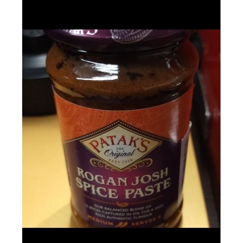 

Patak's Rogan Josh sauce paste bumbu masak seosening 283gr