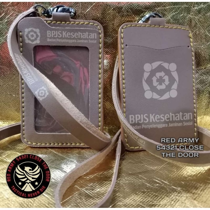 

ID Card Holder Tali Lanyard Name Tag Logo BPJS KESEHATAN