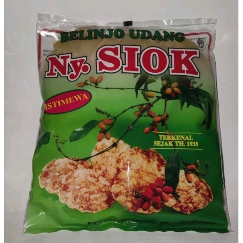 

Belinjo Udang Ny Siok 200 Gram