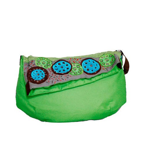 Tas Maika Etnik Cheko Grey | Tas Selempang | Tas Etnik