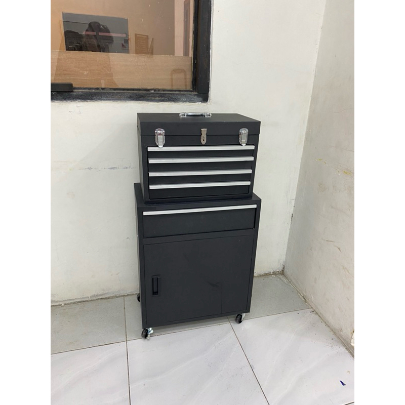 troly barber /rak barbershop/meja barber / rak perkakas / rak serbaguna/ rak pangkas / rak salon bah