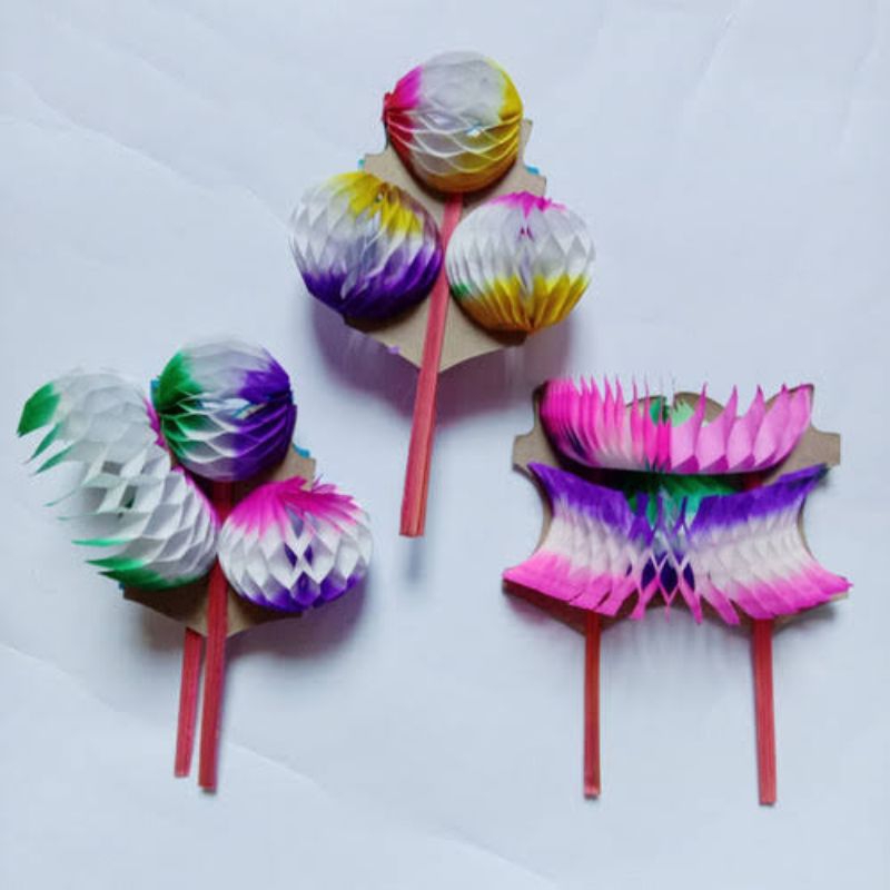 Kembang Ajaib Kipas Kertas Mainan Jadul