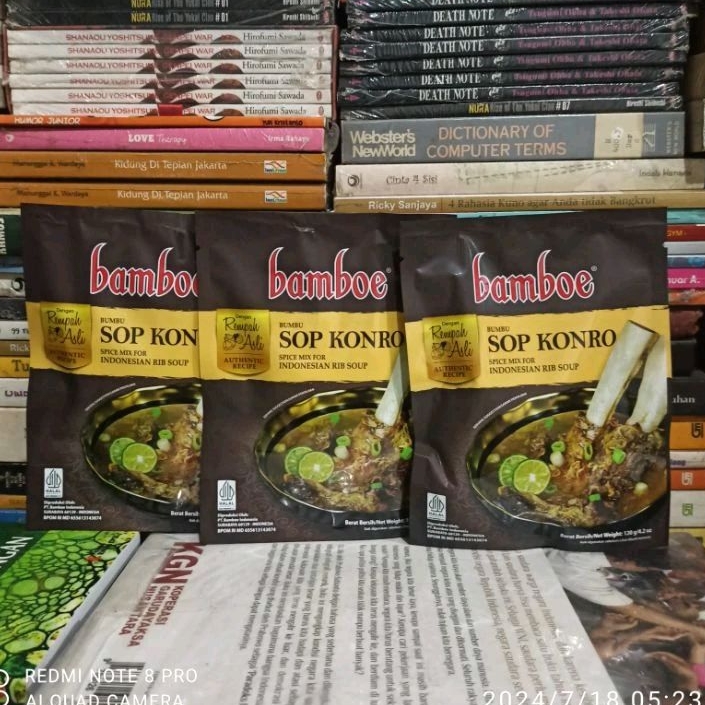 

Bumbu Masakan Original bamboe BUMBU SOP KONRO SPICE MIX FOR INDONESIAN RIB SOUP