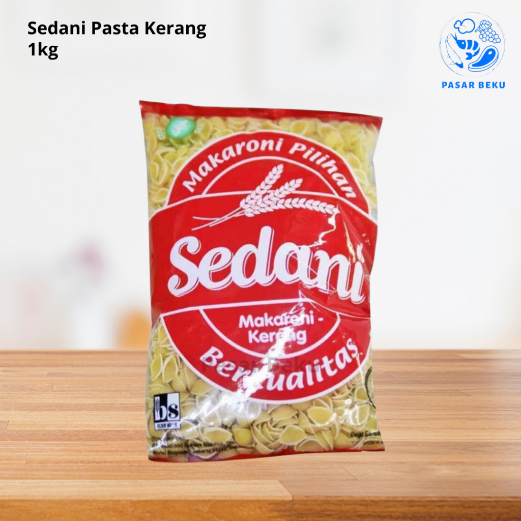 

Sedani Makaroni Pasta Kerang 1kg Macaroni Pasar Beku Padang