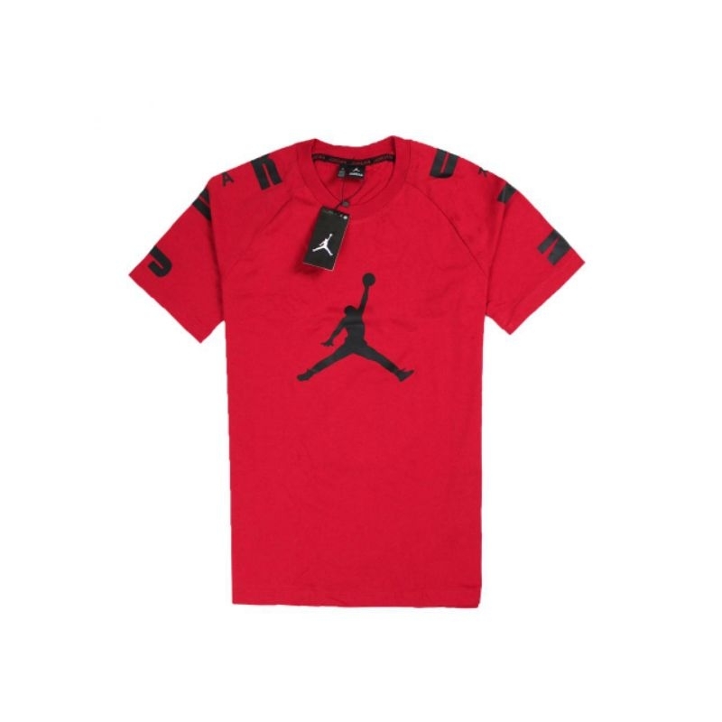 TEES NK JORDAN RED DAN BLACK