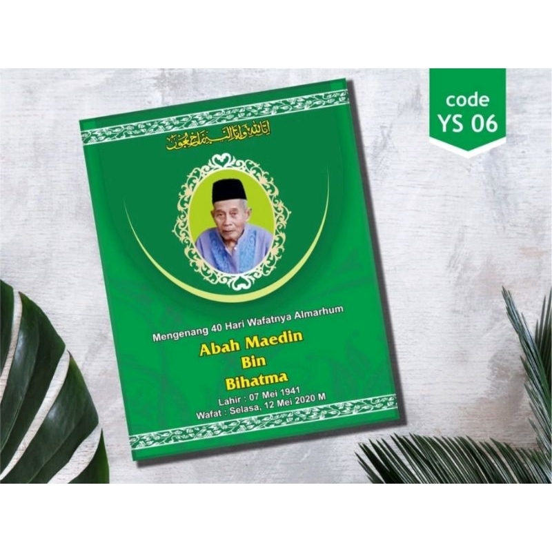

BUKU YASIN ISI 128 HAL TANPA SISIPAN POTO DI BAGIAN COVER