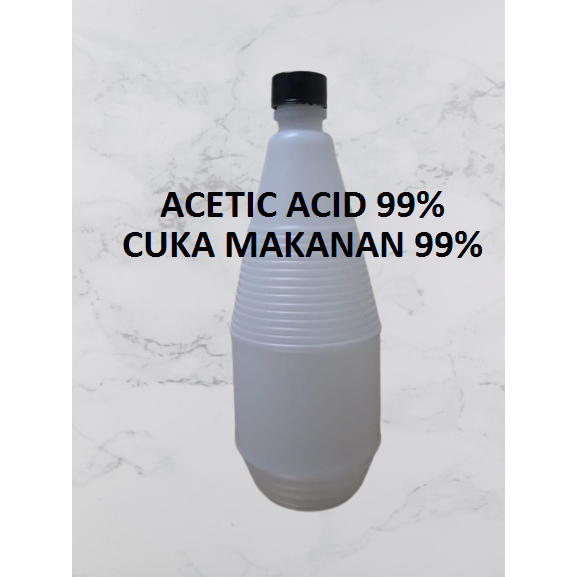 

CUKA MAKANAN 99 / ASAM CUKA 99% / ACETIC ACID 99% FOOD GRADE - 250 GRAM