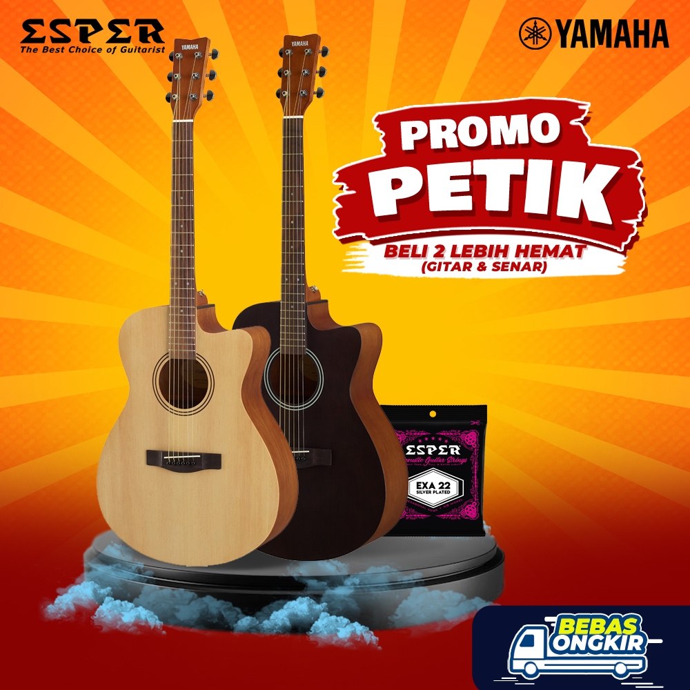 Yamaha Gitar Folk Acoustic FS400C / FS-400C / FS 400 C Original