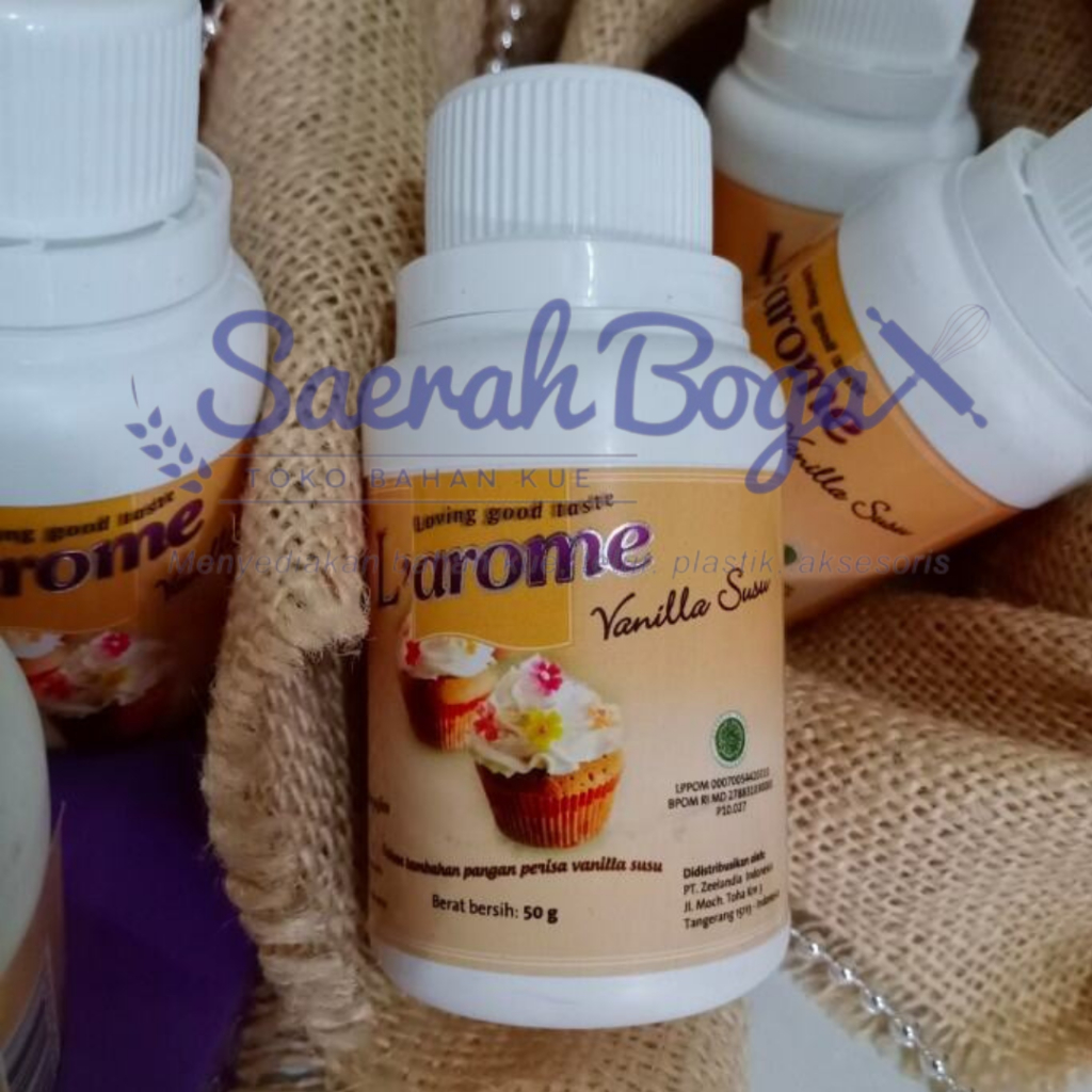 

BAHAN KUE L'AROME VANILLA SUSU 50gr