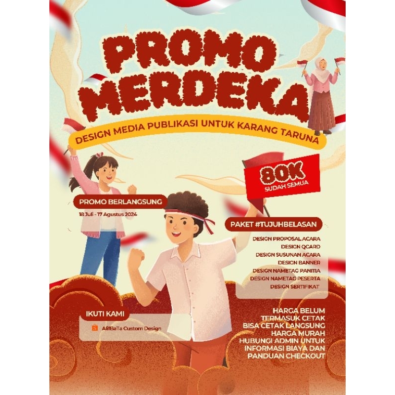 

PROMO DESIGN MEDIA PUBLIKASI AGUSTUSAN MURAH GRATIS PRINT 3 DESIGN KERTAS