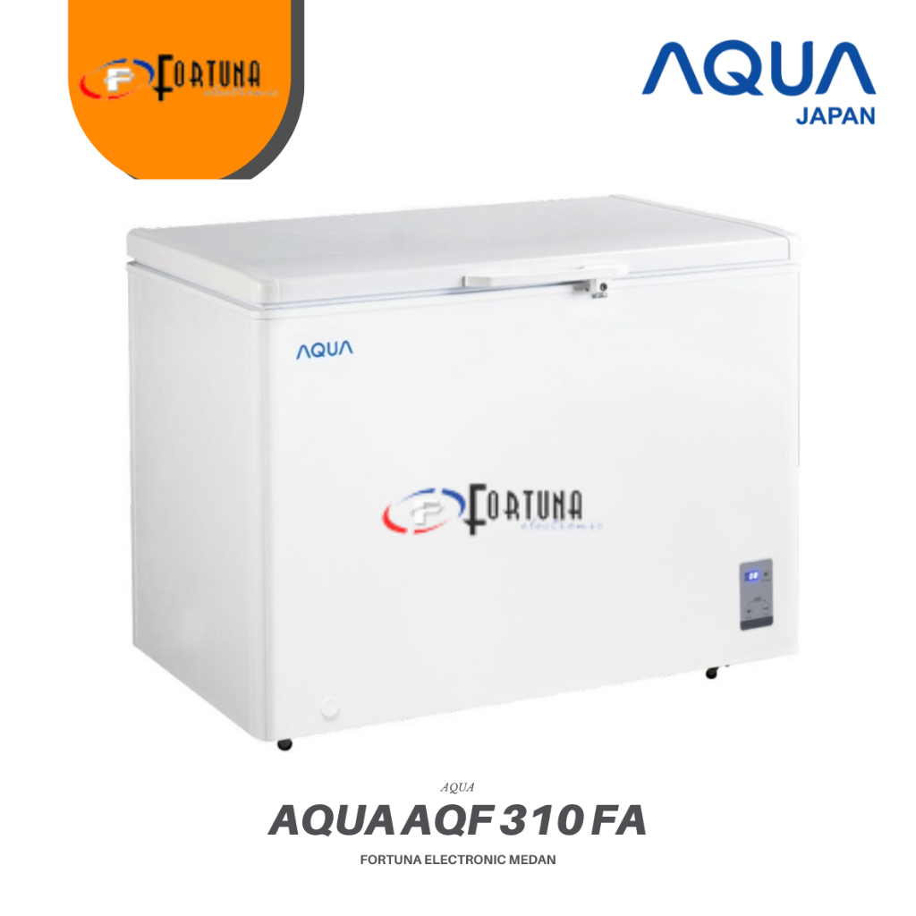 CHEST FREEZER AQUA 300 LITER AQF-310FA FREEZER BOX AQUA AQF 310 FA