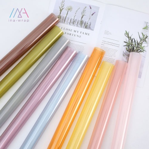 

[5 LBR] Kertas Buket Bunga Warna Transparan / Flower Wrapping Paper Transparent Color