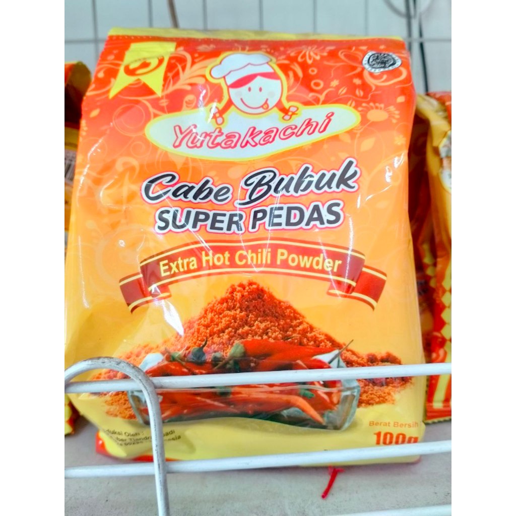 

Yutakachi Cabe Bubuk Super Pedas 100gr | Burhan Kerupuk & SnackJember