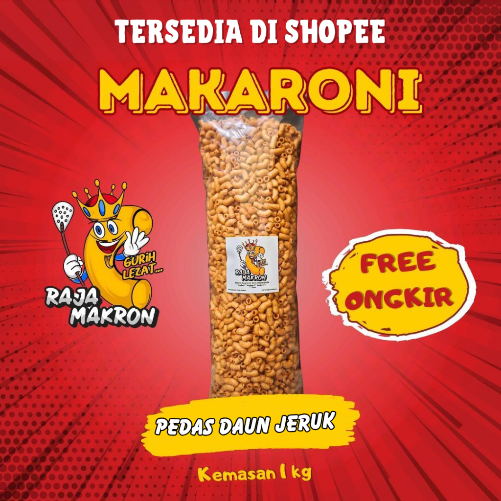 

MAKARONI KRESS BANTAT RASA PEDAS DAUN JERUK Food Snacks