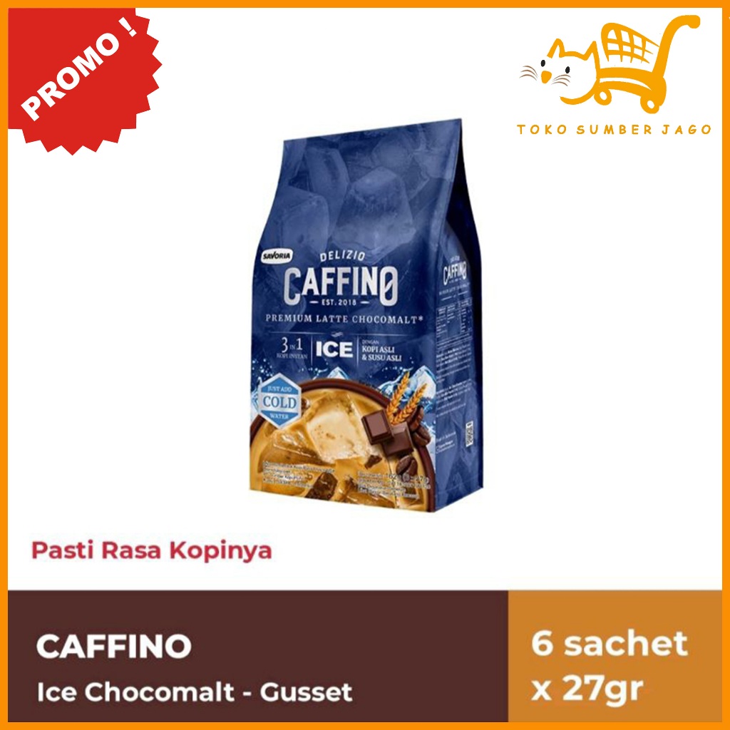 

CAFFINO Premium Latte Chocomalt ICE 6Sachets x 27gr