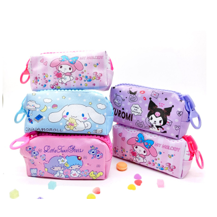 

TEMPAT PENSIL RESLETING SANRIO / PENCIL CASE CINNAMOROLL KUROMI