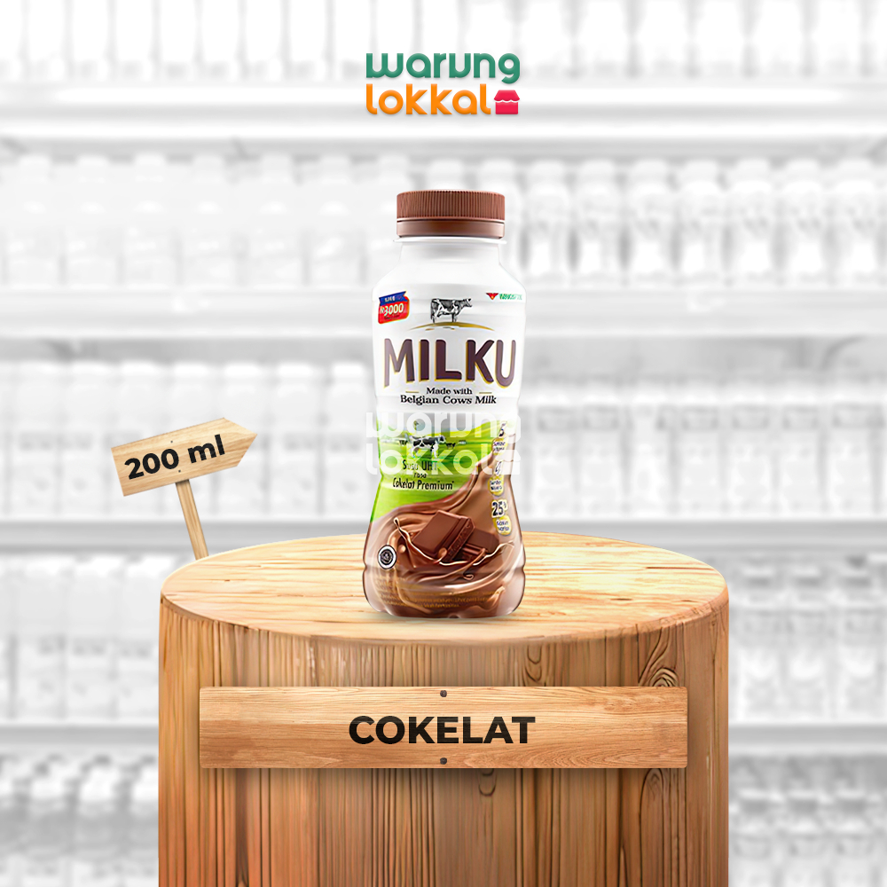 

Milku Susu UHT Cokelat 200ml - Warung Lokkal