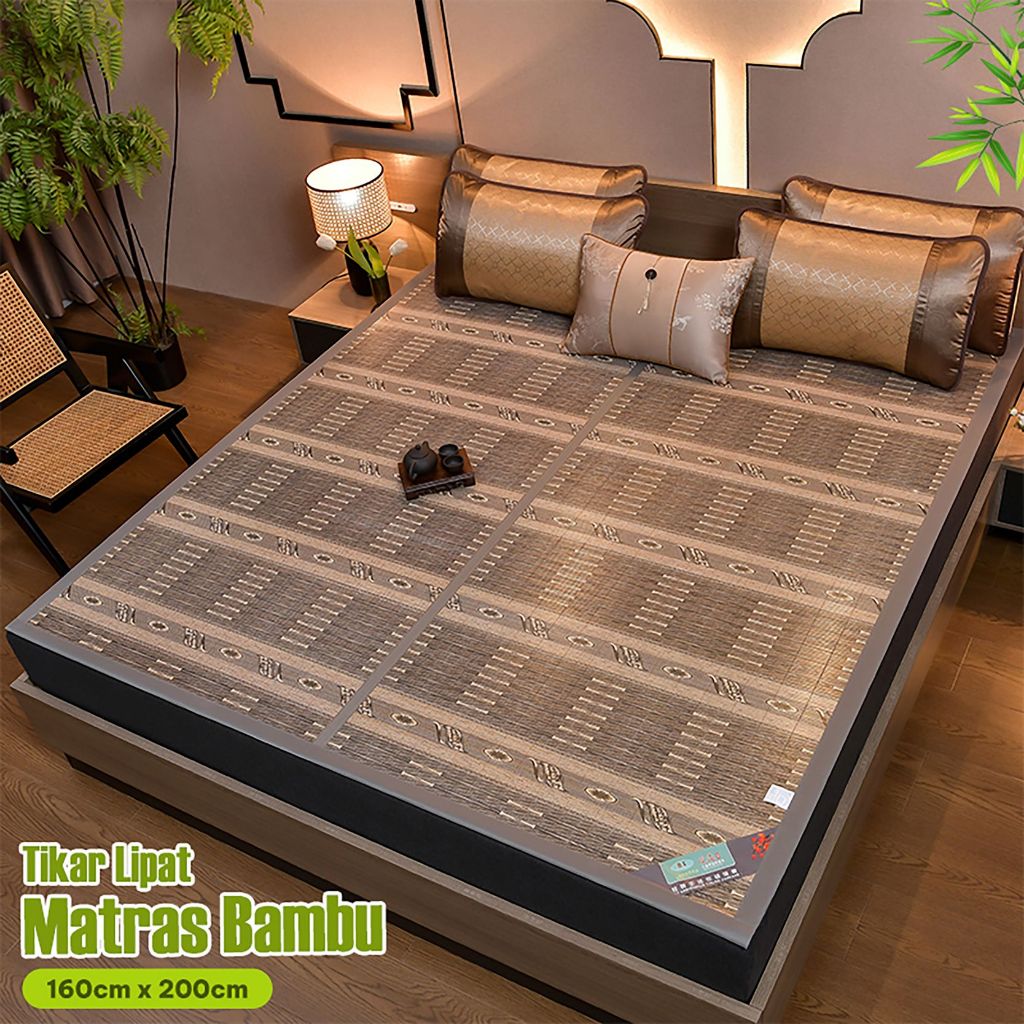 Tikar Bambu Tatami / Tikar Lipat Bambu Tatami Terbaru Free Packaging Tikar bambu tatami Uk 160x200 C