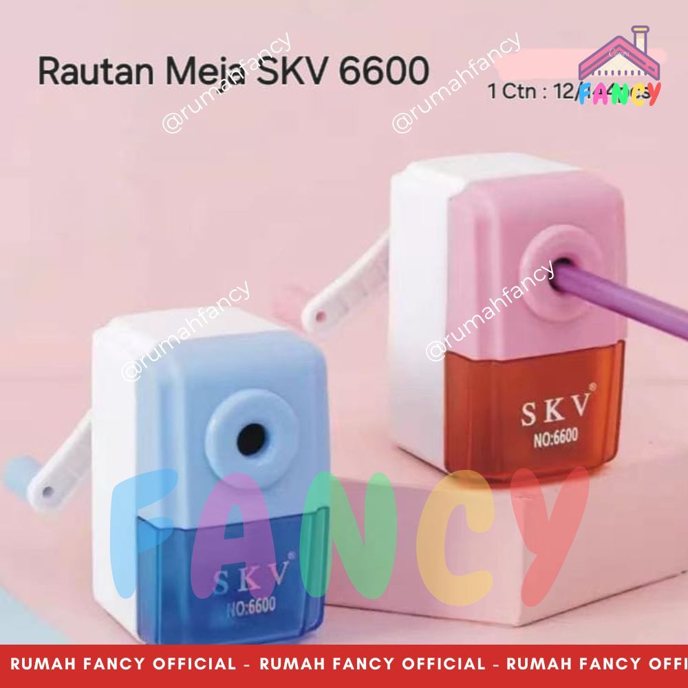 

Serutan Rautan Meja Putar Fancy SKV 6600 Anak laki-laki / Anak perempuan PREMIUM