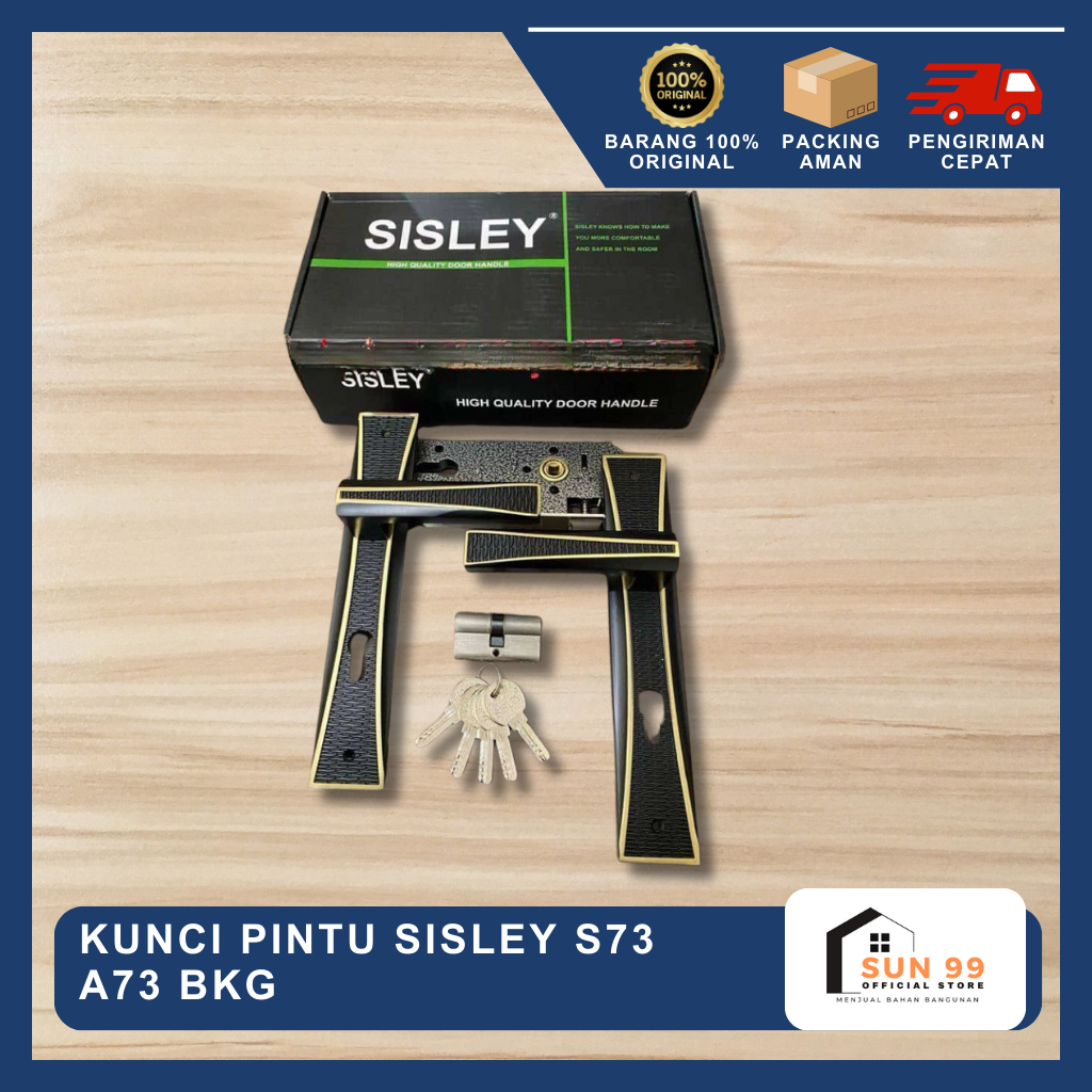 Kunci Pintu kamar Handle Gagang Pintu SISLEY