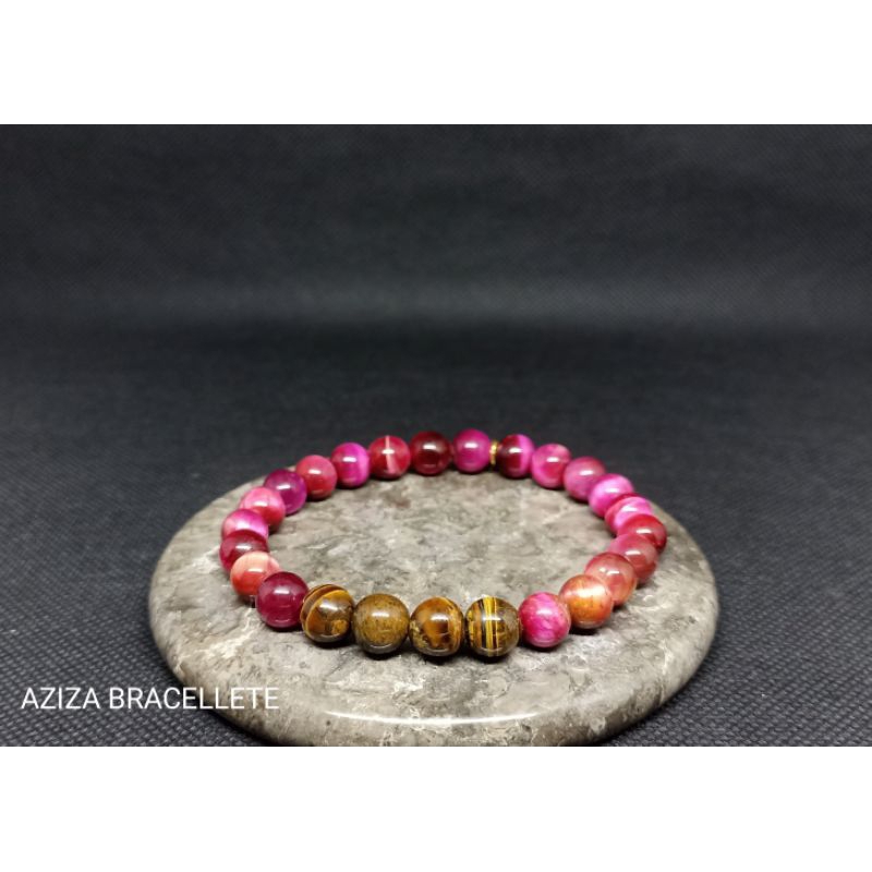 gelang red tiger eye batu alam