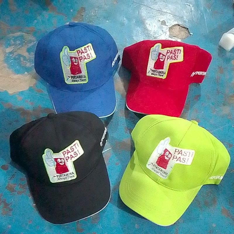 Topi Operator Pertamina Logo Pasti Pas My Pertamina
