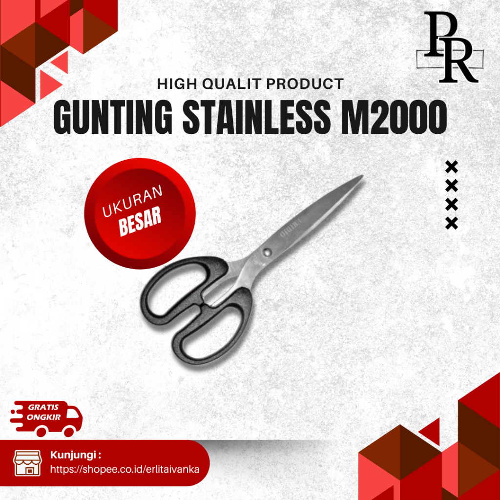 

PR-GUNTING STAINLESS M2000 UKURAN BESAR